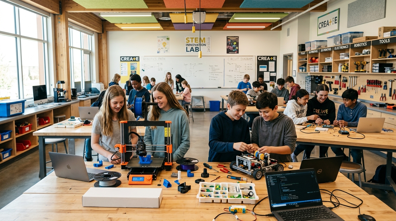 Building the Future: How to Design an Inspiring School Makerspace