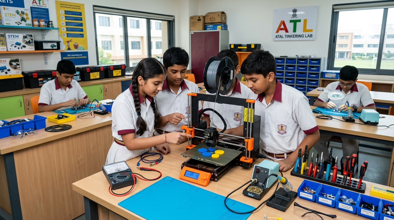 ATL Lab (Atal Tinkering Lab Setup)